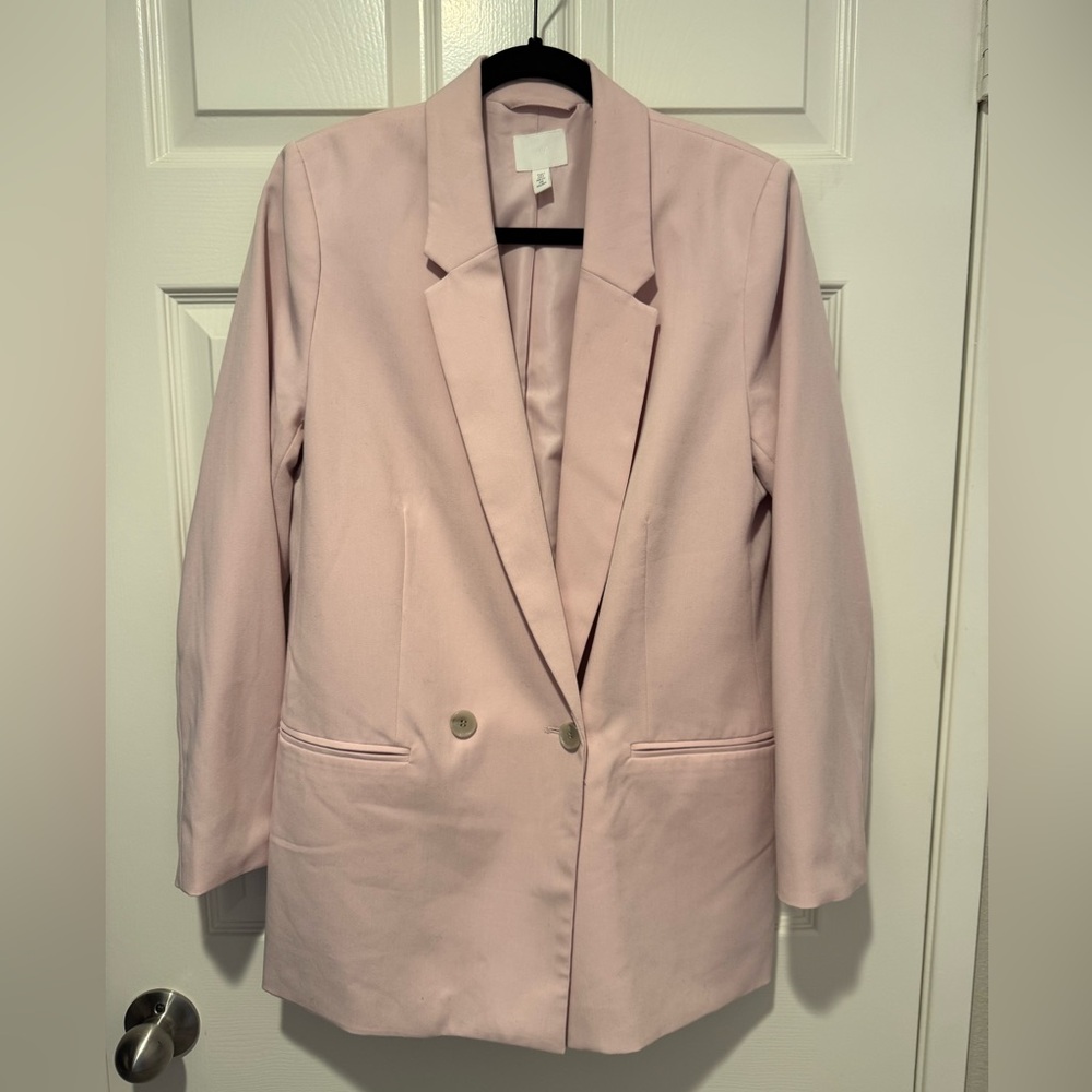 H&M Soft Pink Women's Suit Jacket